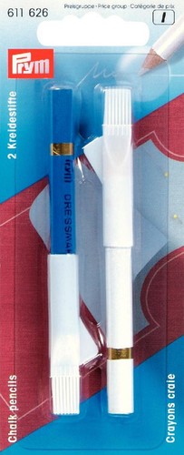 Kreidestifte weiß blau - 2, prym